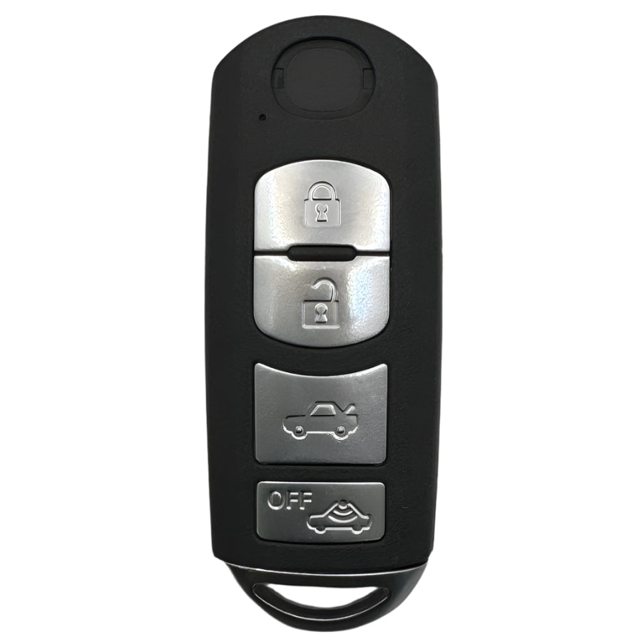 Smart key behuizing geschikt voor Mazda 2, 3, 6, MX-5 en Fiat – 4 knoppen (54RC1MA)
